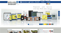 Desktop Screenshot of mueller-ziegler.de